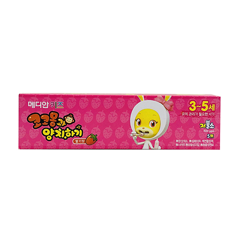 [메디안] 메디안키즈 코코몽 딸기맛 치약 75g