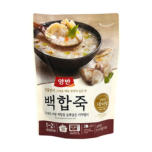 [양반] 백합죽 420g