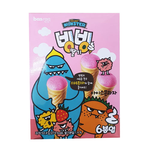 [바스락] 빙빙 딸기 53.4g (6봉입)