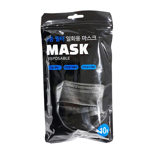 [두별] 3중필터 일회용 마스크 10매입