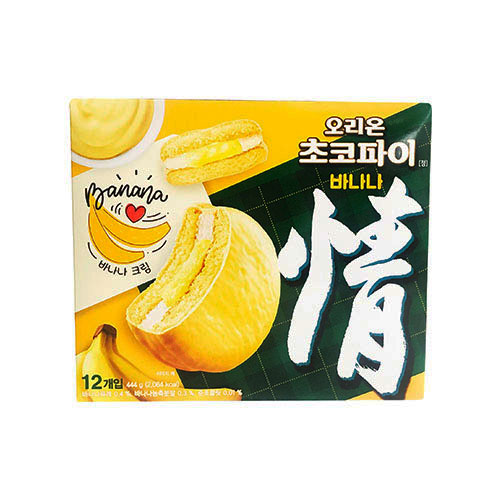 [오리온] 초코파이 바나나 444g (12개입)