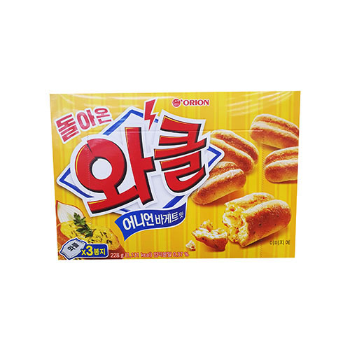 [오리온] 돌아온 와클 어니언바게트맛 228g (3봉입)