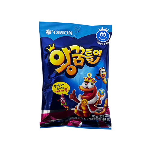 [오리온] 왕꿈틀이 80g
