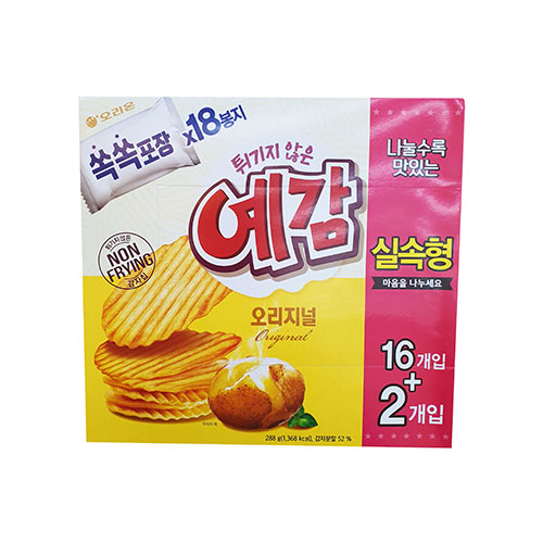 [오리온] 예감 오리지널 288g (18봉입)