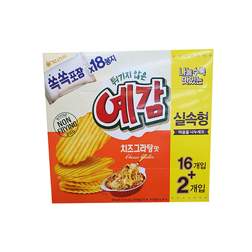 [오리온] 예감 치즈그라탕맛 306g (18봉입)