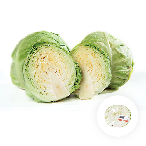 [국내산] 양배추 반통(1/2)