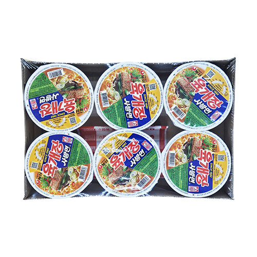 [농심] 육개장 사발면 344g(6입)